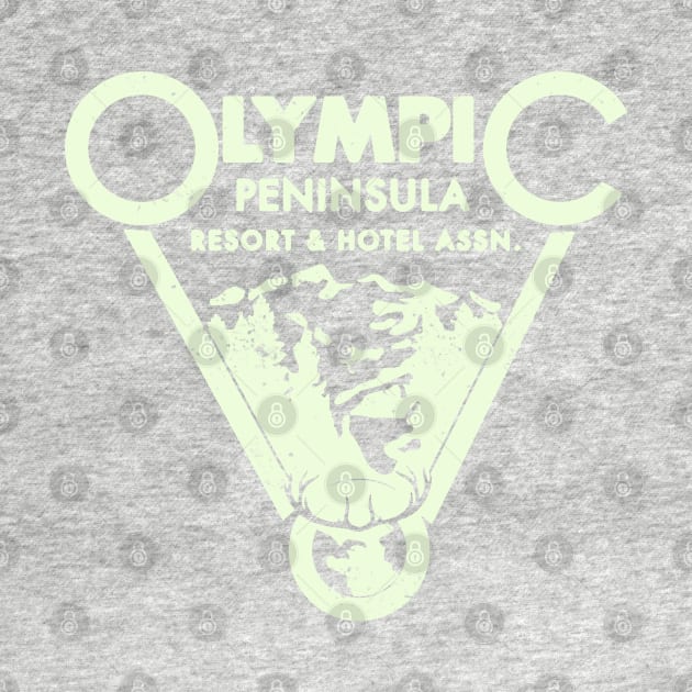 Vintage Olympic Peninsula Resort and Hotel association logo by StudioPM71